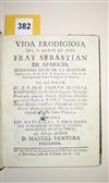 (MEXICO--1769.) Rodriguez, José Manuel. Vida prodigiosa del V. siervo de Dios Fray Sebastian de Aparicio.